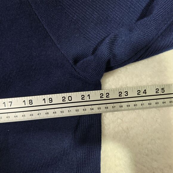 $268 Ralph Lauren RLX Mens Large Performance Quarter Zip Wool Blend Sweater L - Picture 7 of 8